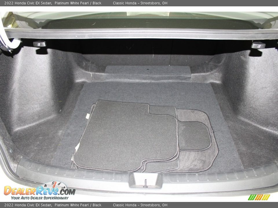 2022 Honda Civic EX Sedan Platinum White Pearl / Black Photo #21