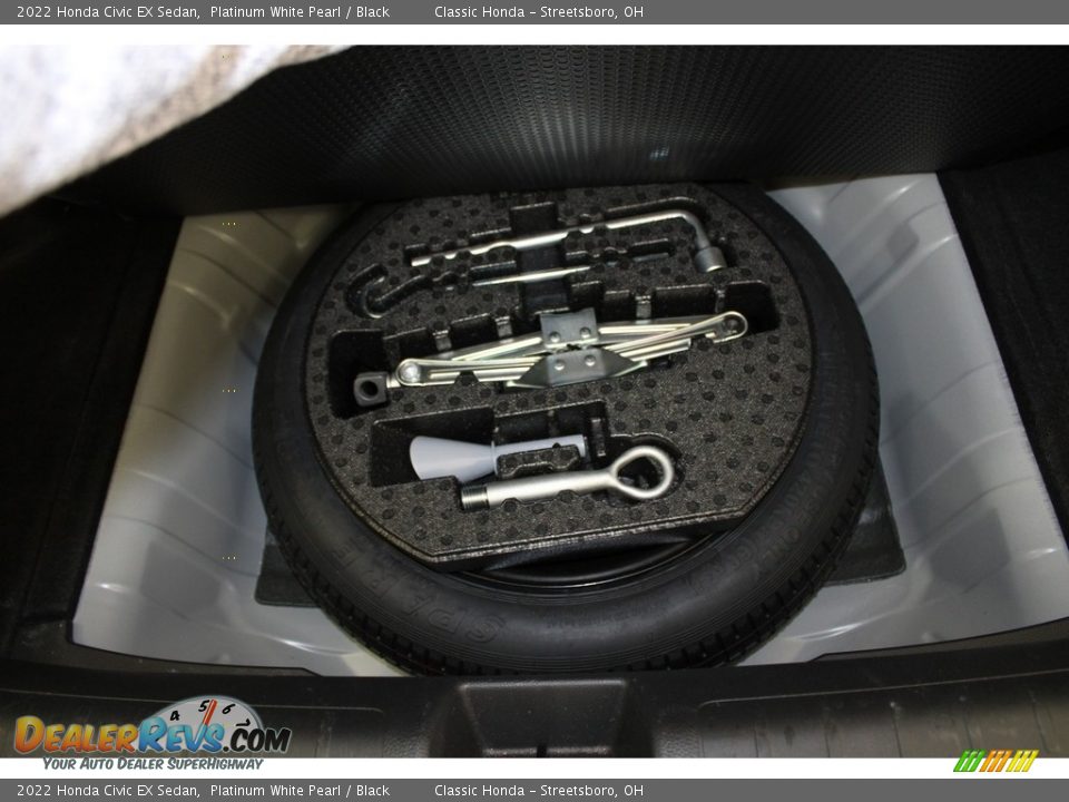 2022 Honda Civic EX Sedan Platinum White Pearl / Black Photo #22