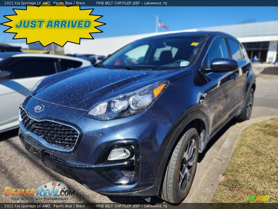 2022 Kia Sportage LX AWD Pacific Blue / Black Photo #1