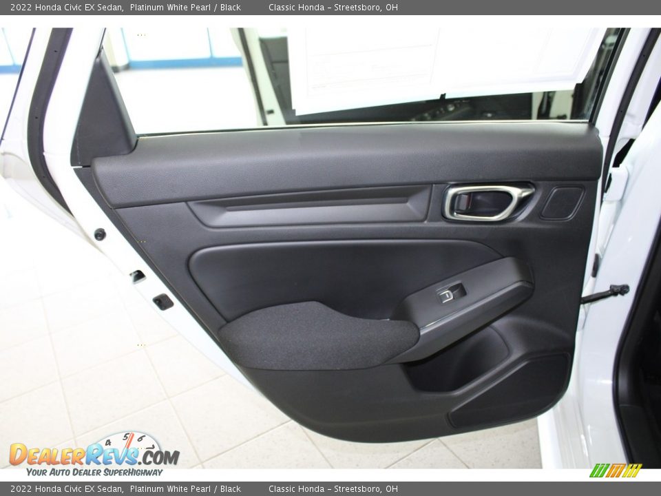 2022 Honda Civic EX Sedan Platinum White Pearl / Black Photo #23