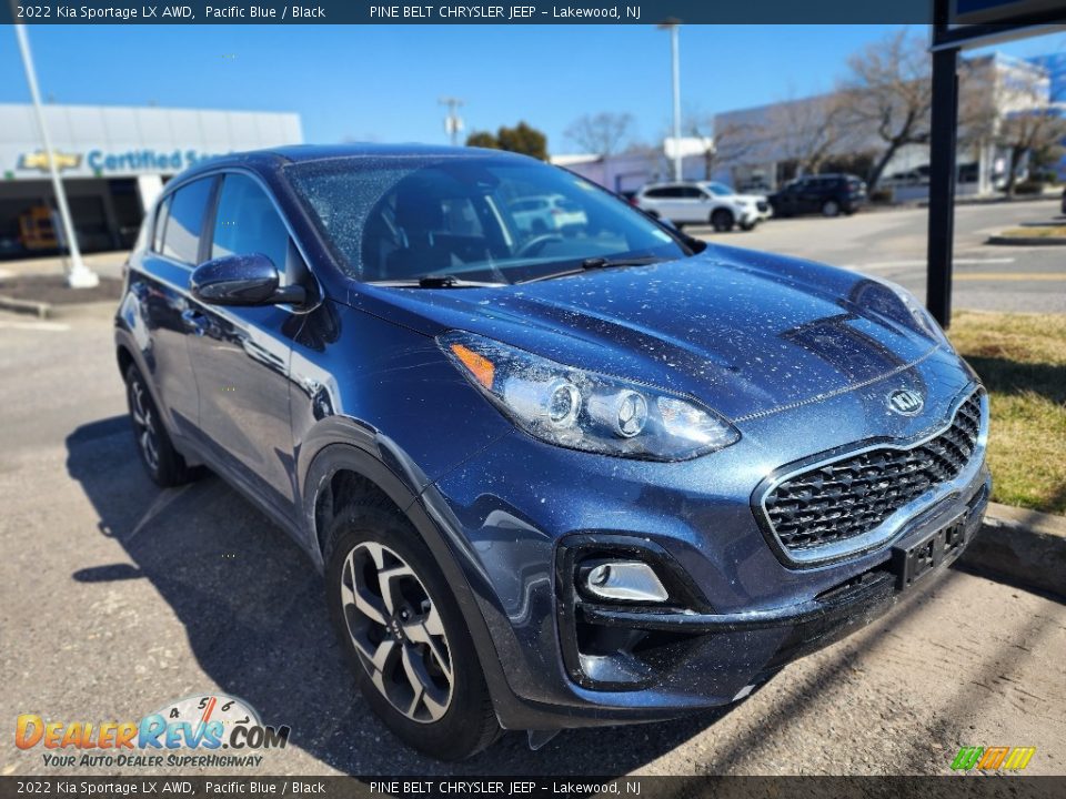 2022 Kia Sportage LX AWD Pacific Blue / Black Photo #3