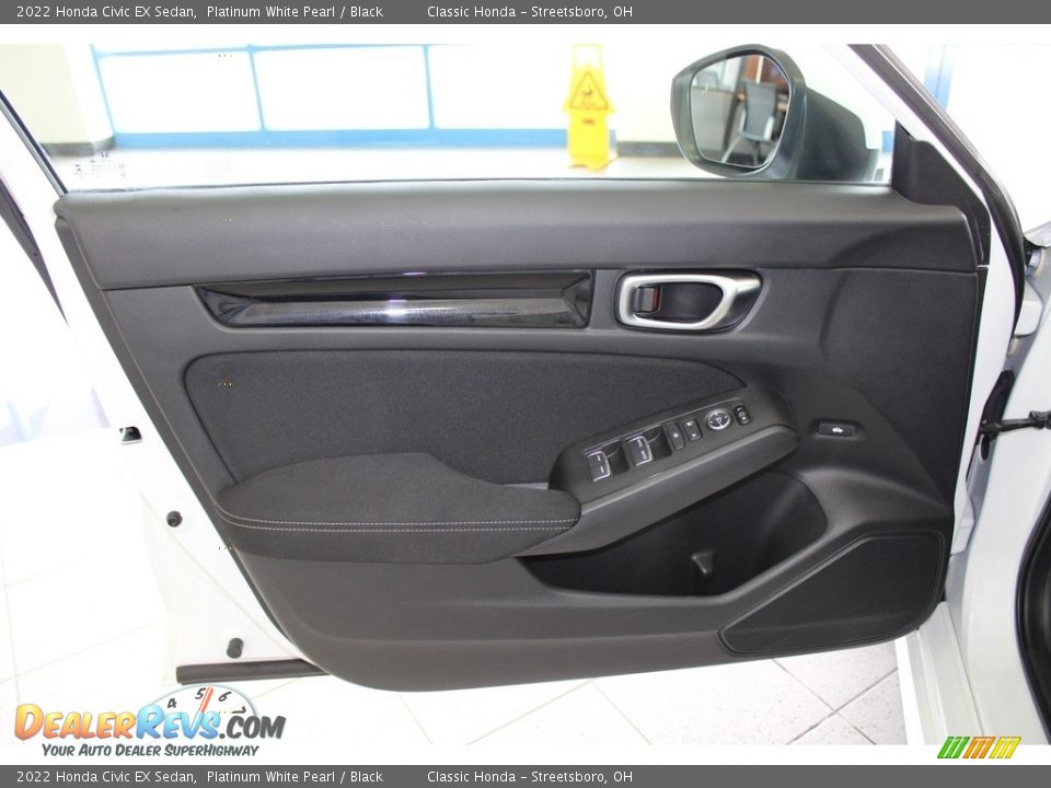 2022 Honda Civic EX Sedan Platinum White Pearl / Black Photo #26