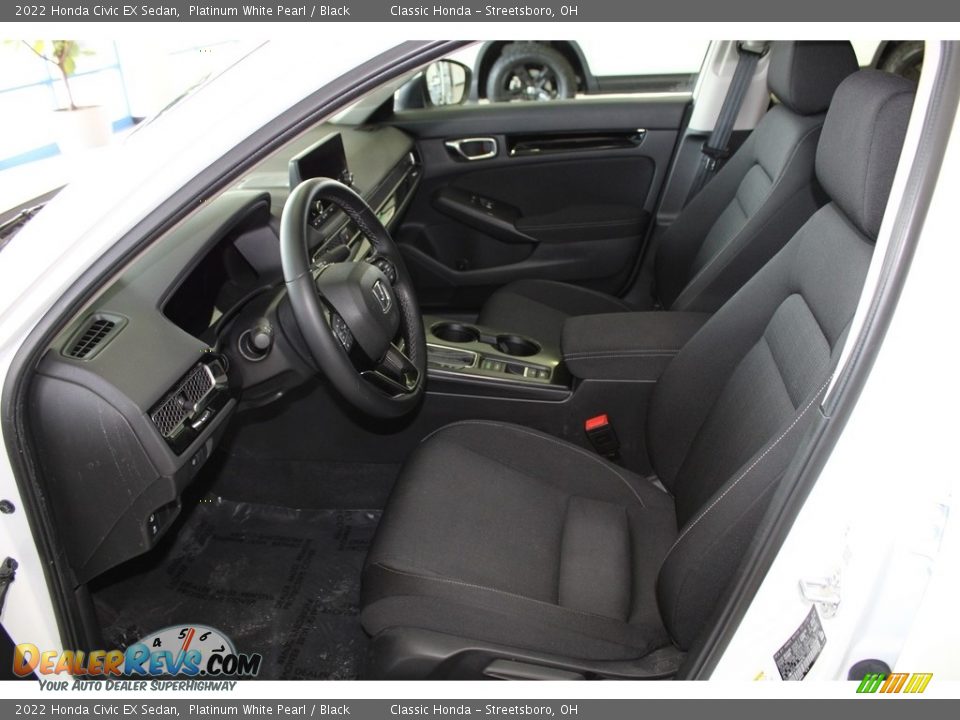 2022 Honda Civic EX Sedan Platinum White Pearl / Black Photo #28