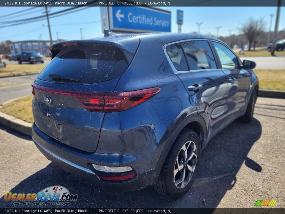 2022 Kia Sportage LX AWD Pacific Blue / Black Photo #6