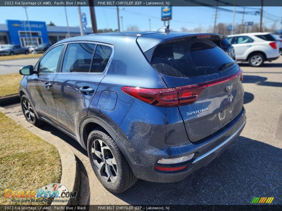 2022 Kia Sportage LX AWD Pacific Blue / Black Photo #8