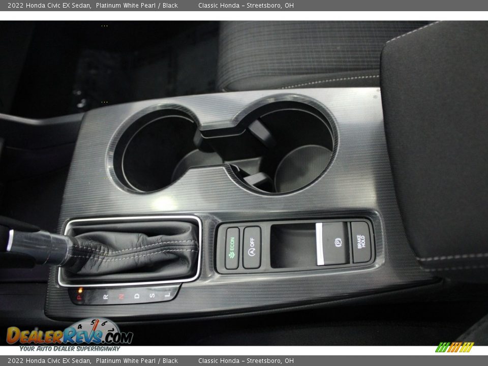 2022 Honda Civic EX Sedan Platinum White Pearl / Black Photo #34