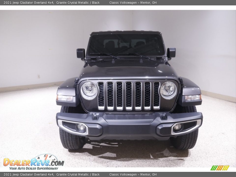 2021 Jeep Gladiator Overland 4x4 Granite Crystal Metallic / Black Photo #2