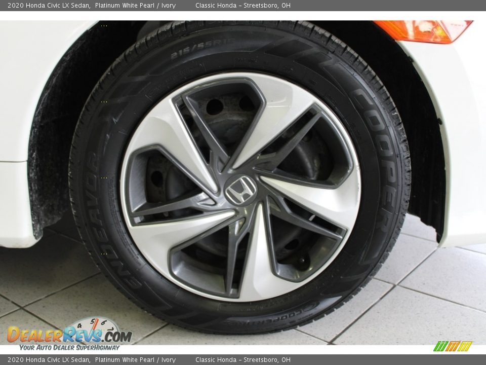 2020 Honda Civic LX Sedan Platinum White Pearl / Ivory Photo #5