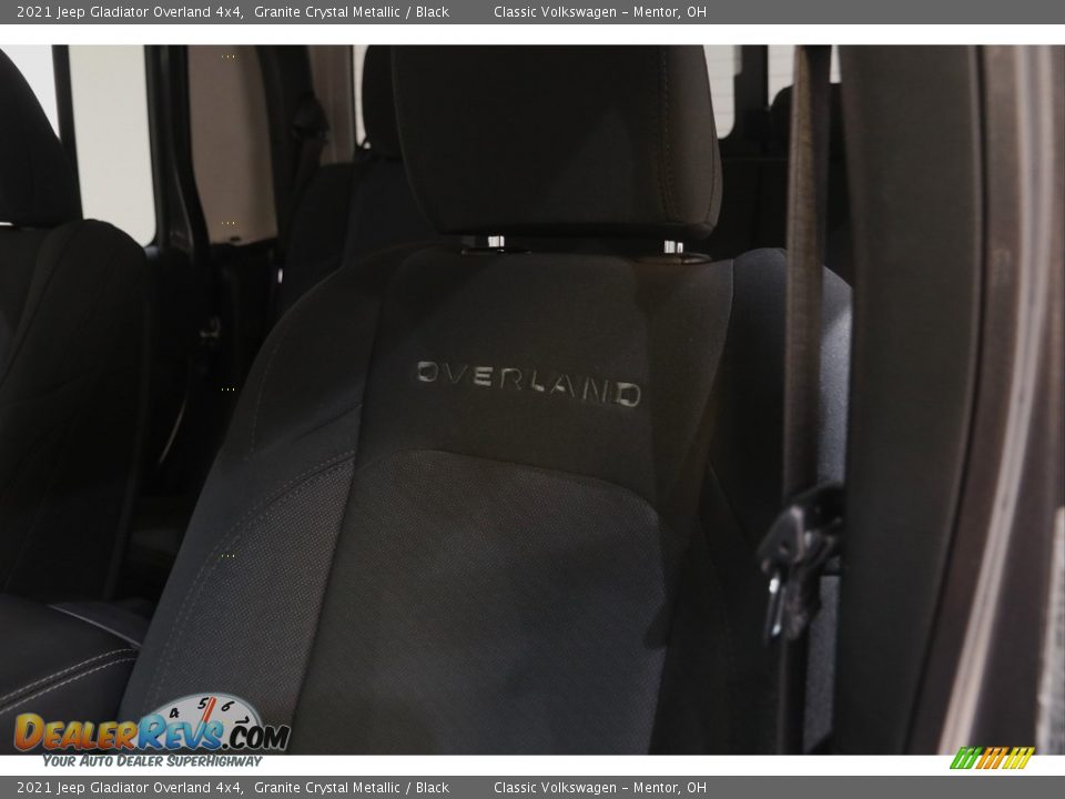 2021 Jeep Gladiator Overland 4x4 Granite Crystal Metallic / Black Photo #6