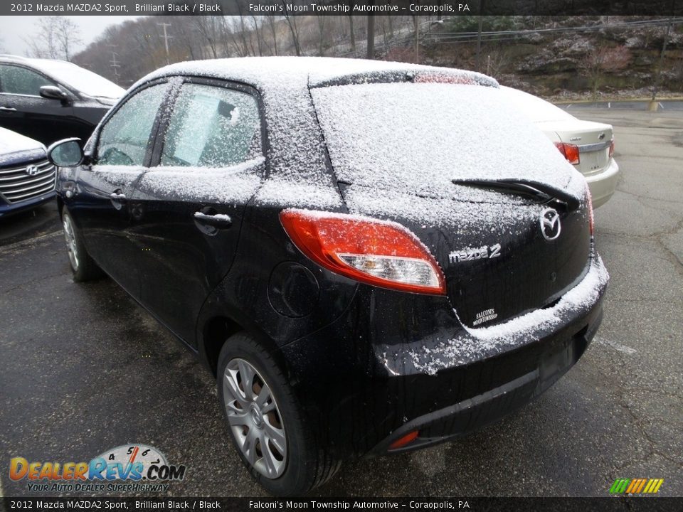 2012 Mazda MAZDA2 Sport Brilliant Black / Black Photo #2