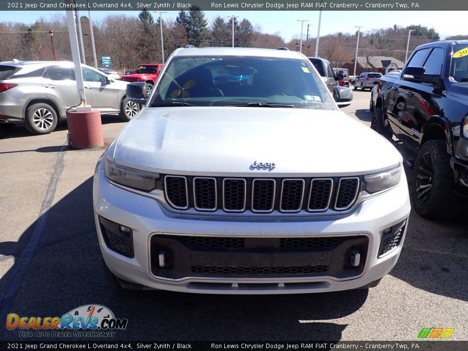 2021 Jeep Grand Cherokee L Overland 4x4 Silver Zynith / Black Photo #2