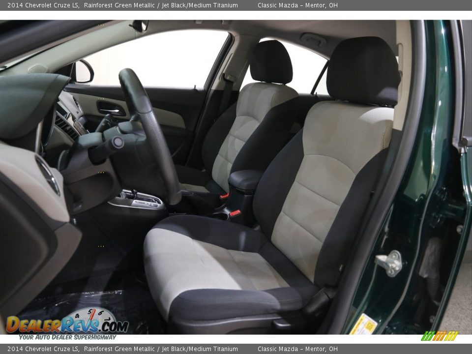 2014 Chevrolet Cruze LS Rainforest Green Metallic / Jet Black/Medium Titanium Photo #5