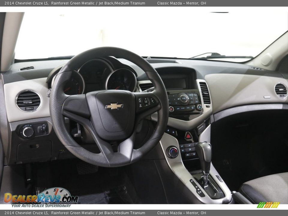 2014 Chevrolet Cruze LS Rainforest Green Metallic / Jet Black/Medium Titanium Photo #6