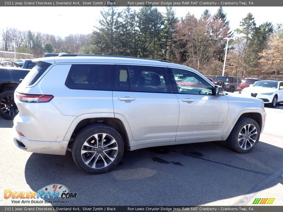 2021 Jeep Grand Cherokee L Overland 4x4 Silver Zynith / Black Photo #4