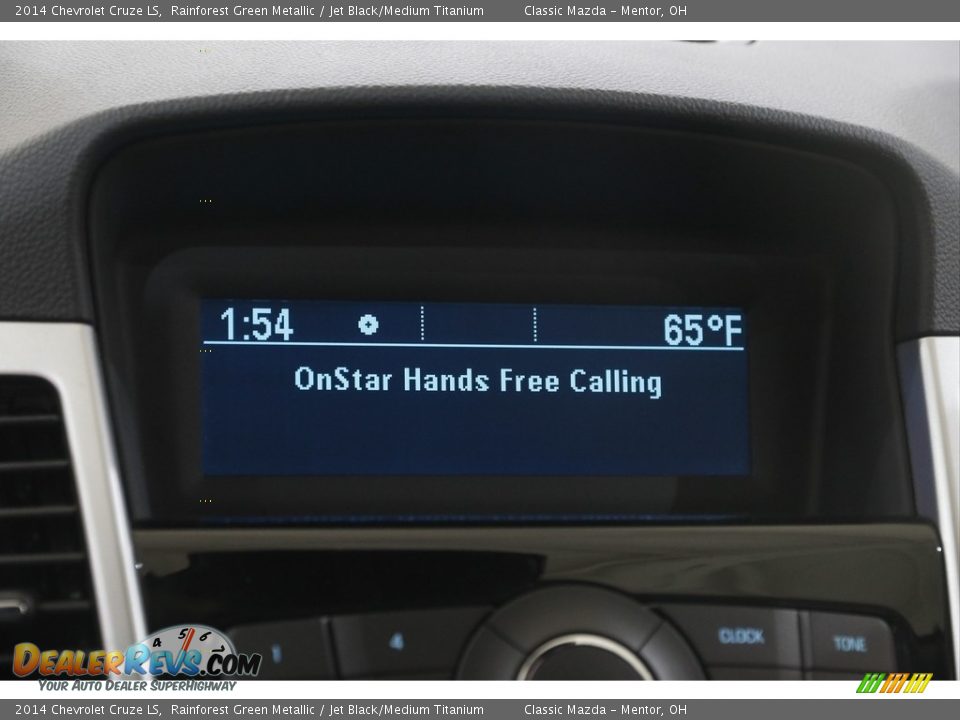 2014 Chevrolet Cruze LS Rainforest Green Metallic / Jet Black/Medium Titanium Photo #10