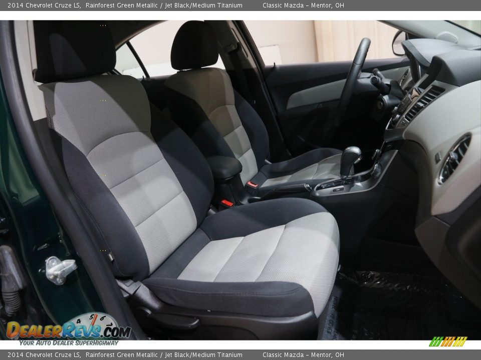 2014 Chevrolet Cruze LS Rainforest Green Metallic / Jet Black/Medium Titanium Photo #12