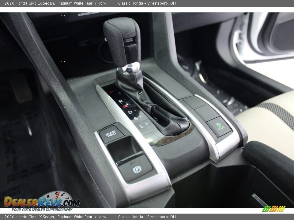 2020 Honda Civic LX Sedan Platinum White Pearl / Ivory Photo #20