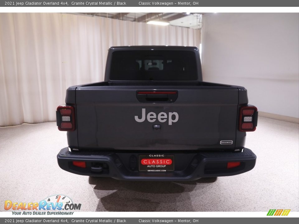 2021 Jeep Gladiator Overland 4x4 Granite Crystal Metallic / Black Photo #21