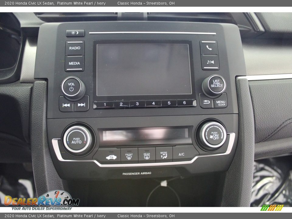 2020 Honda Civic LX Sedan Platinum White Pearl / Ivory Photo #21