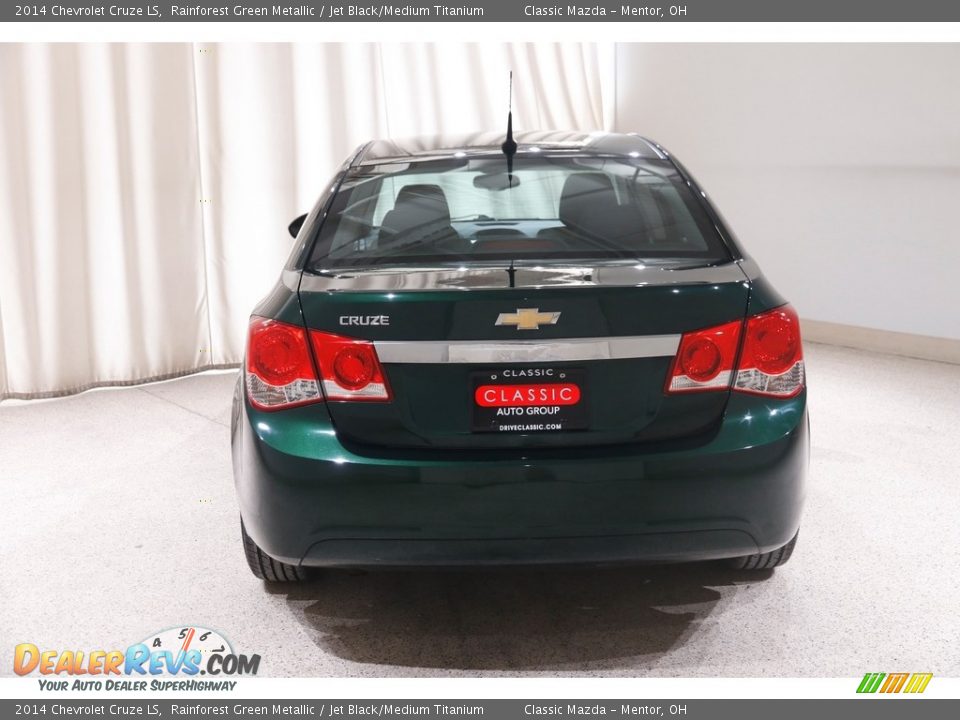 2014 Chevrolet Cruze LS Rainforest Green Metallic / Jet Black/Medium Titanium Photo #15