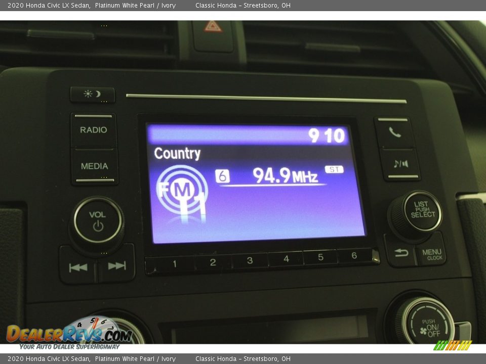 2020 Honda Civic LX Sedan Platinum White Pearl / Ivory Photo #22