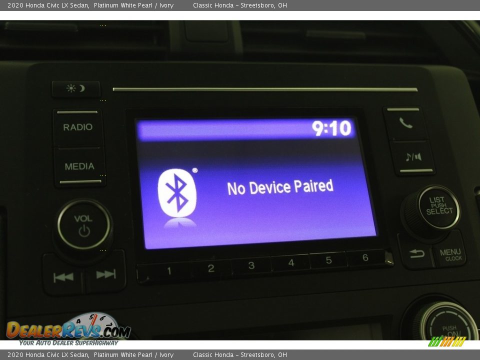 2020 Honda Civic LX Sedan Platinum White Pearl / Ivory Photo #23
