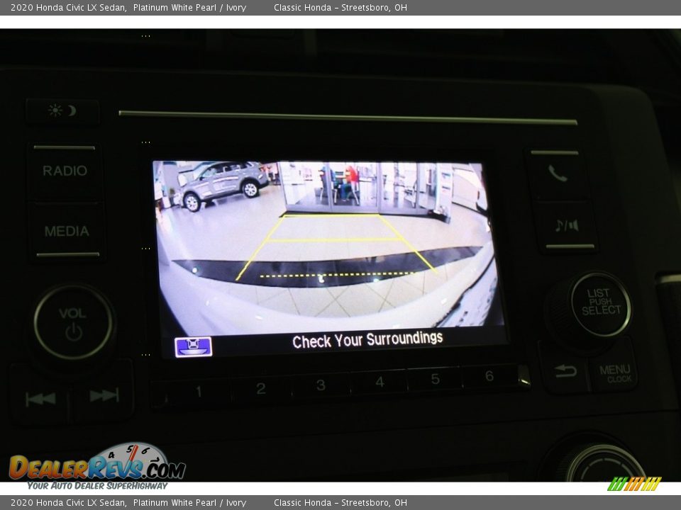 2020 Honda Civic LX Sedan Platinum White Pearl / Ivory Photo #24