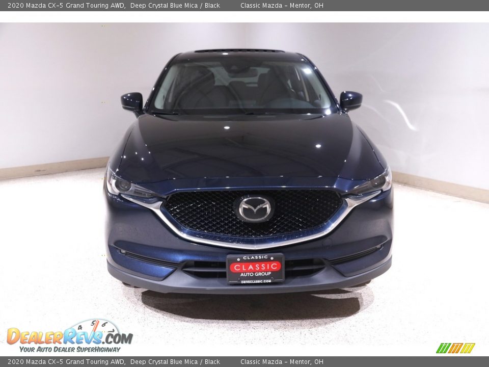 2020 Mazda CX-5 Grand Touring AWD Deep Crystal Blue Mica / Black Photo #2