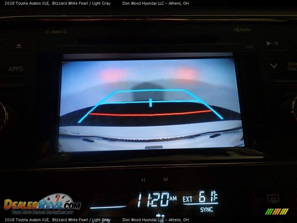 2018 Toyota Avalon XLE Blizzard White Pearl / Light Gray Photo #4