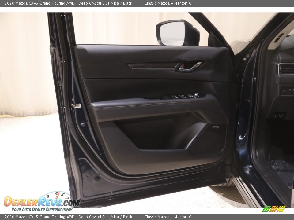 2020 Mazda CX-5 Grand Touring AWD Deep Crystal Blue Mica / Black Photo #4