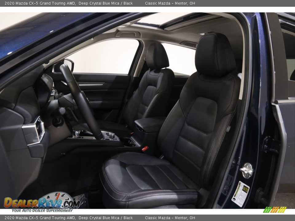 2020 Mazda CX-5 Grand Touring AWD Deep Crystal Blue Mica / Black Photo #5