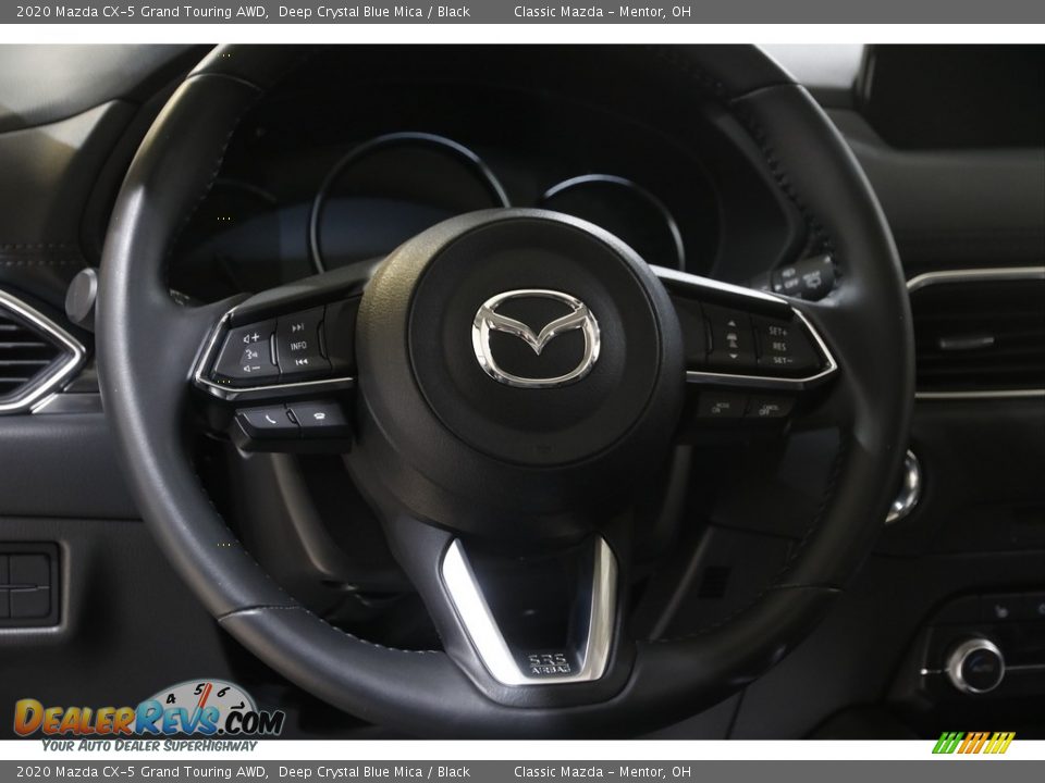 2020 Mazda CX-5 Grand Touring AWD Deep Crystal Blue Mica / Black Photo #7