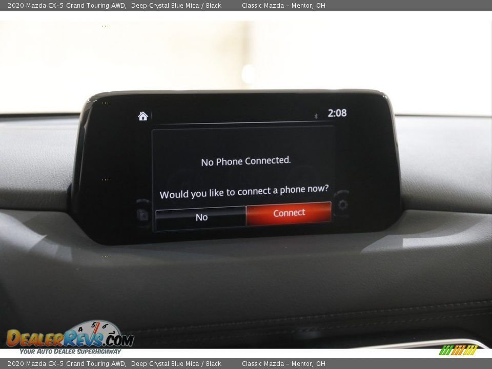 2020 Mazda CX-5 Grand Touring AWD Deep Crystal Blue Mica / Black Photo #10