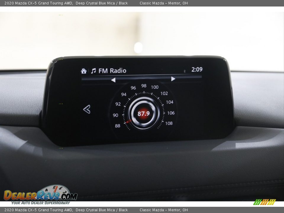 2020 Mazda CX-5 Grand Touring AWD Deep Crystal Blue Mica / Black Photo #11