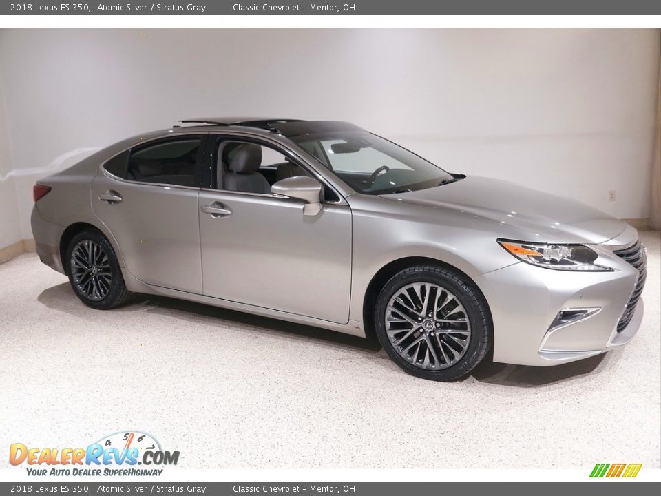 2018 Lexus ES 350 Atomic Silver / Stratus Gray Photo #1