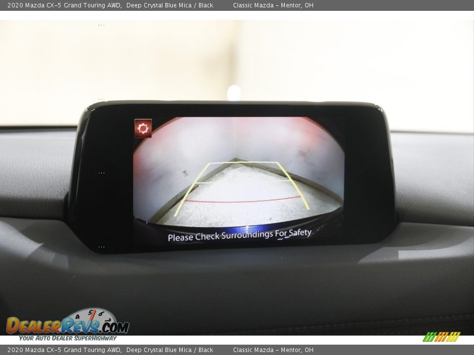 2020 Mazda CX-5 Grand Touring AWD Deep Crystal Blue Mica / Black Photo #12