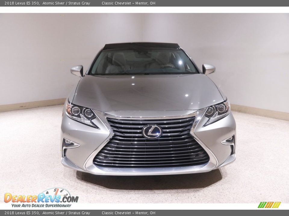 2018 Lexus ES 350 Atomic Silver / Stratus Gray Photo #2