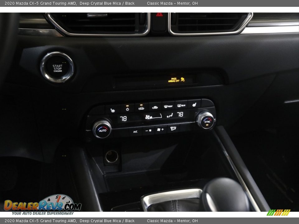 2020 Mazda CX-5 Grand Touring AWD Deep Crystal Blue Mica / Black Photo #13