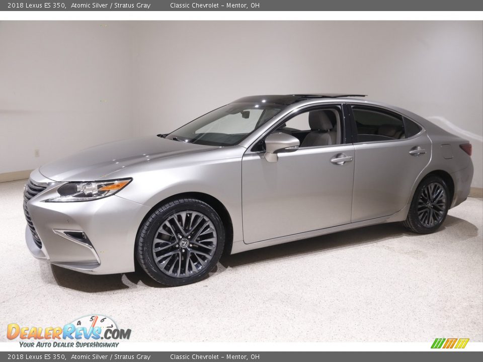 2018 Lexus ES 350 Atomic Silver / Stratus Gray Photo #3