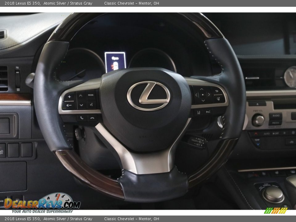 2018 Lexus ES 350 Atomic Silver / Stratus Gray Photo #7