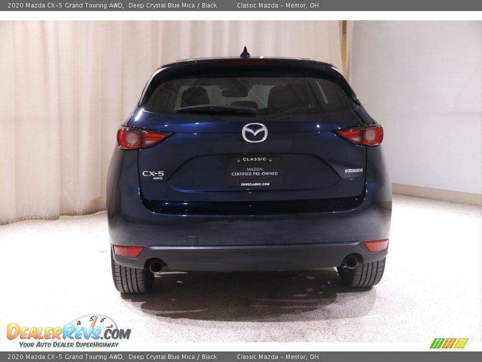 2020 Mazda CX-5 Grand Touring AWD Deep Crystal Blue Mica / Black Photo #18