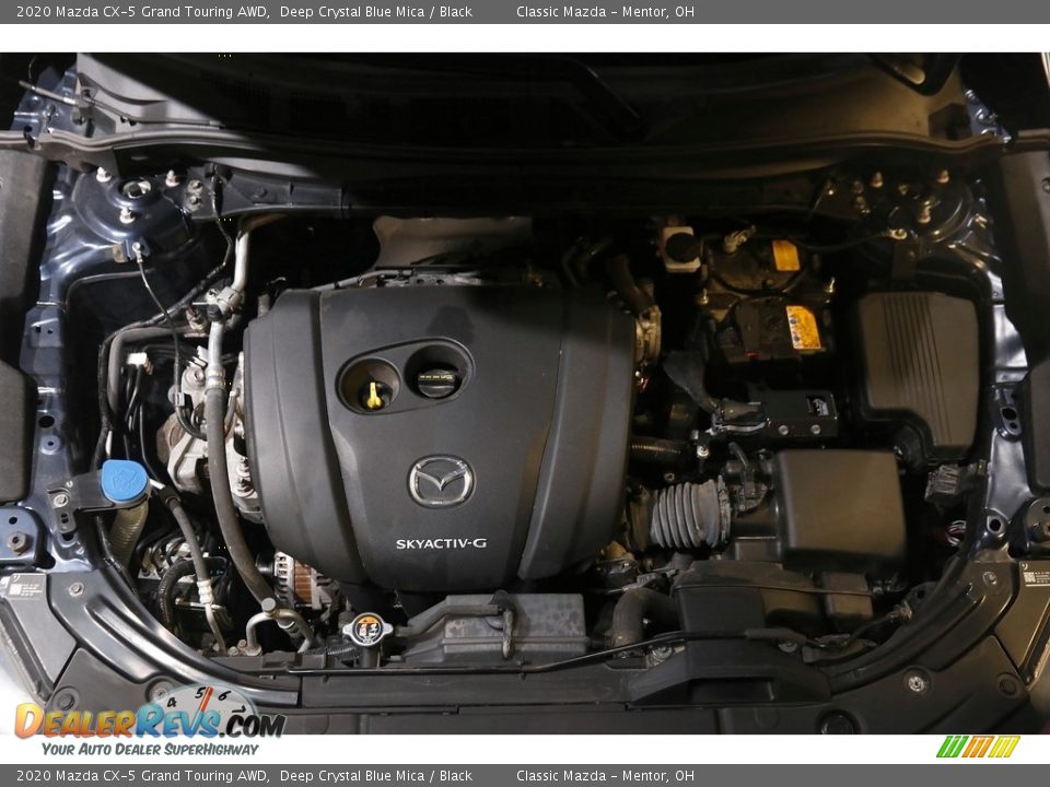 2020 Mazda CX-5 Grand Touring AWD Deep Crystal Blue Mica / Black Photo #19