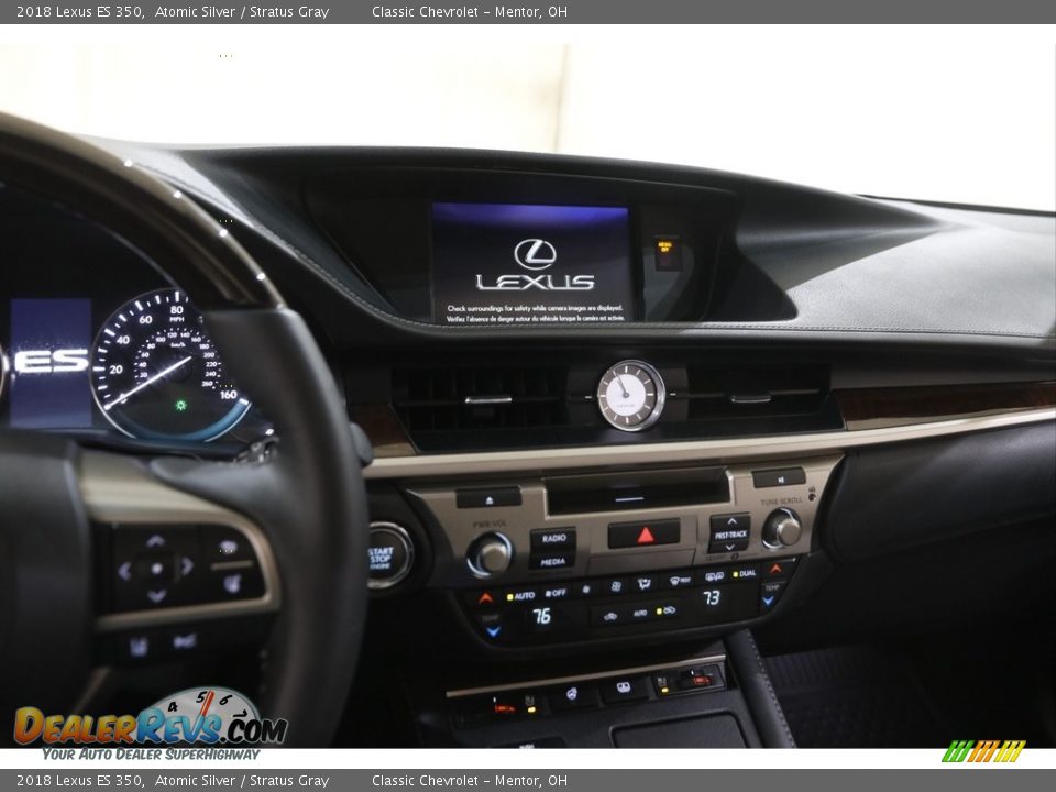 2018 Lexus ES 350 Atomic Silver / Stratus Gray Photo #9