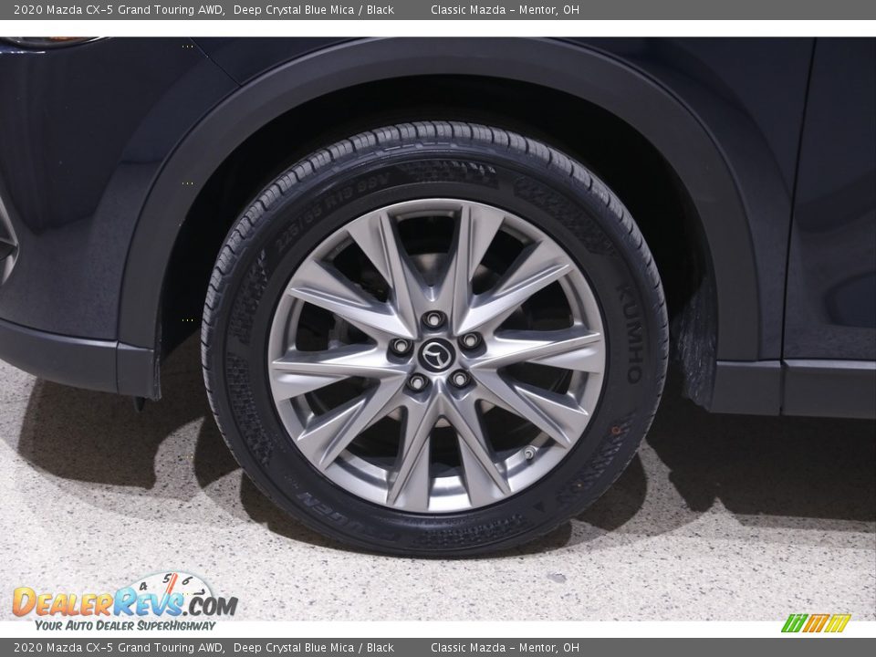 2020 Mazda CX-5 Grand Touring AWD Deep Crystal Blue Mica / Black Photo #20