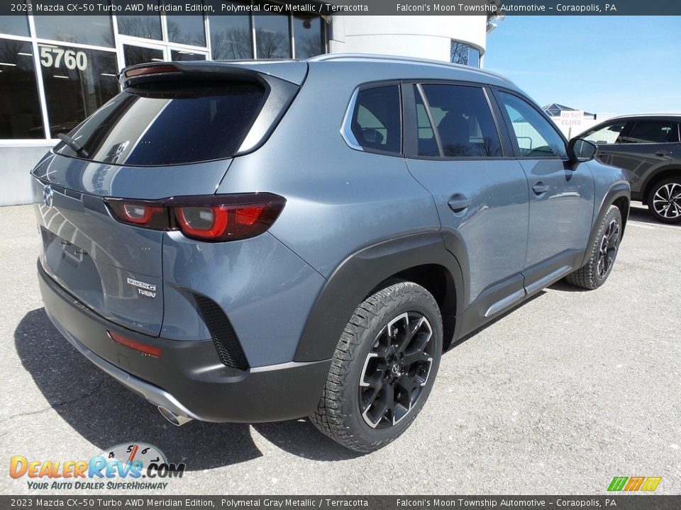 2023 Mazda CX-50 Turbo AWD Meridian Edition Polymetal Gray Metallic / Terracotta Photo #2