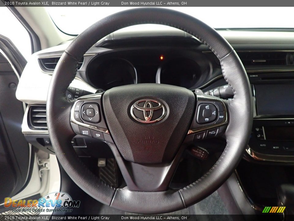 2018 Toyota Avalon XLE Blizzard White Pearl / Light Gray Photo #27