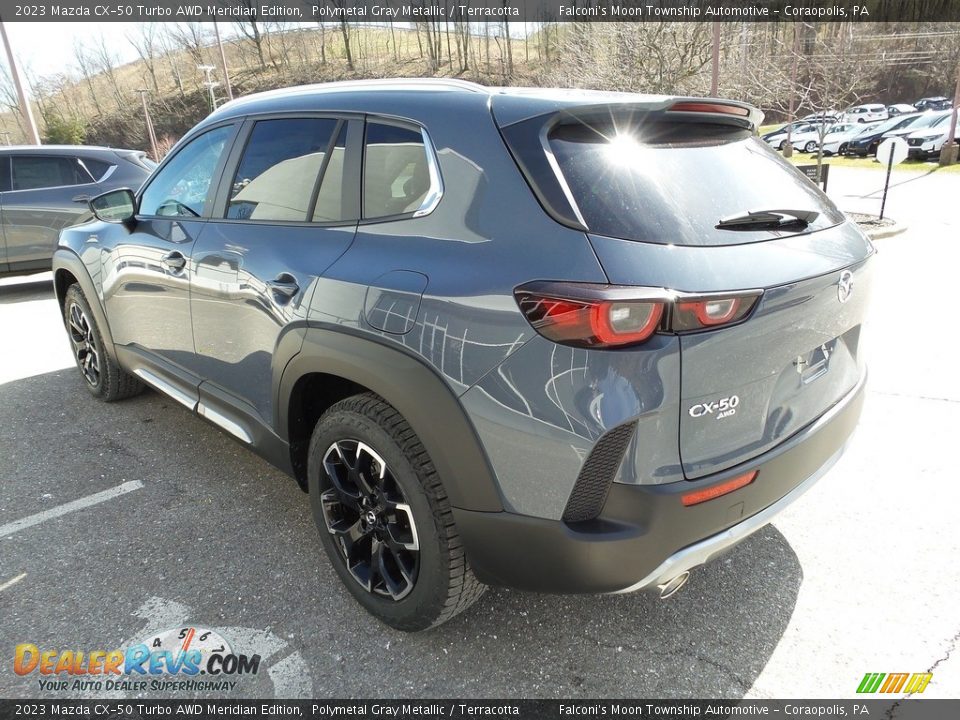 2023 Mazda CX-50 Turbo AWD Meridian Edition Polymetal Gray Metallic / Terracotta Photo #4