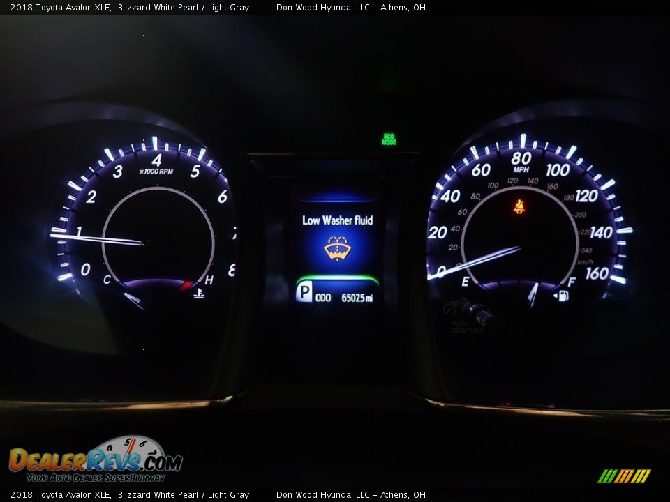 2018 Toyota Avalon XLE Blizzard White Pearl / Light Gray Photo #28