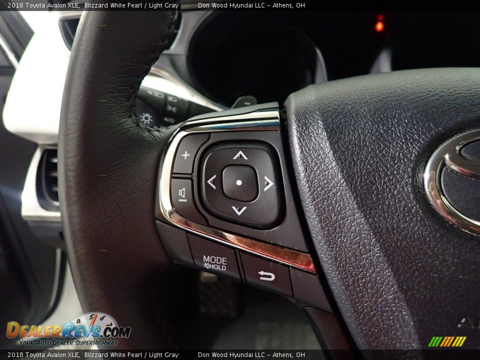2018 Toyota Avalon XLE Blizzard White Pearl / Light Gray Photo #29