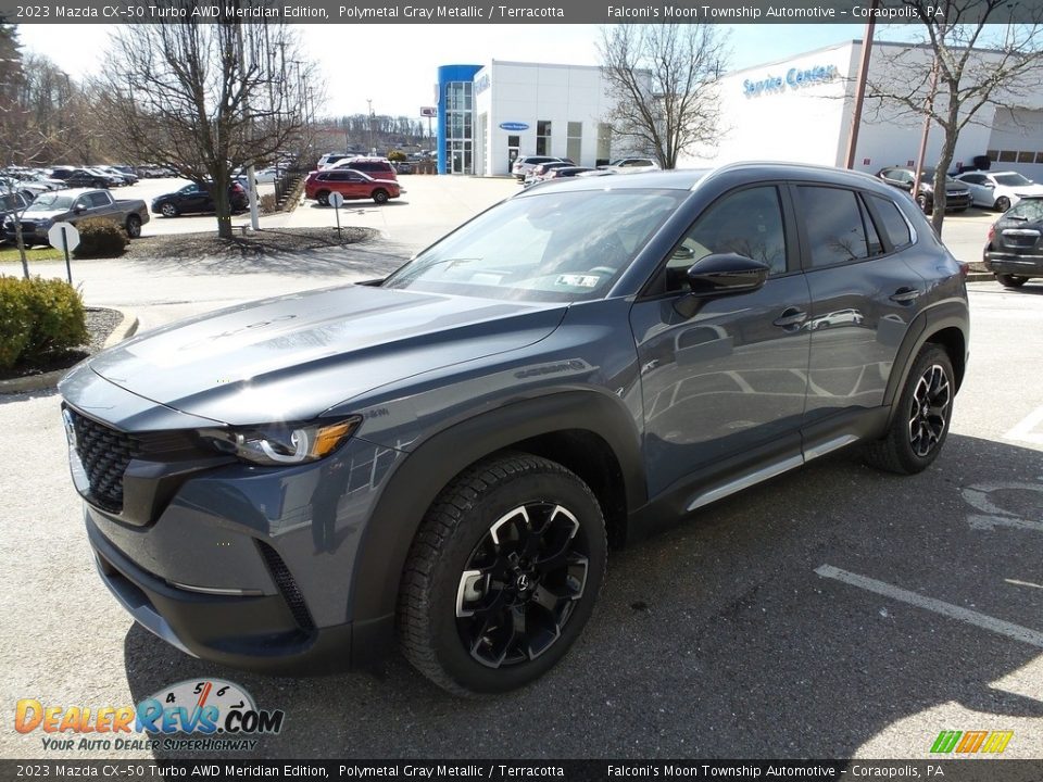 2023 Mazda CX-50 Turbo AWD Meridian Edition Polymetal Gray Metallic / Terracotta Photo #6